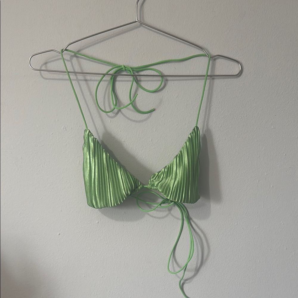 Green Bikini Top